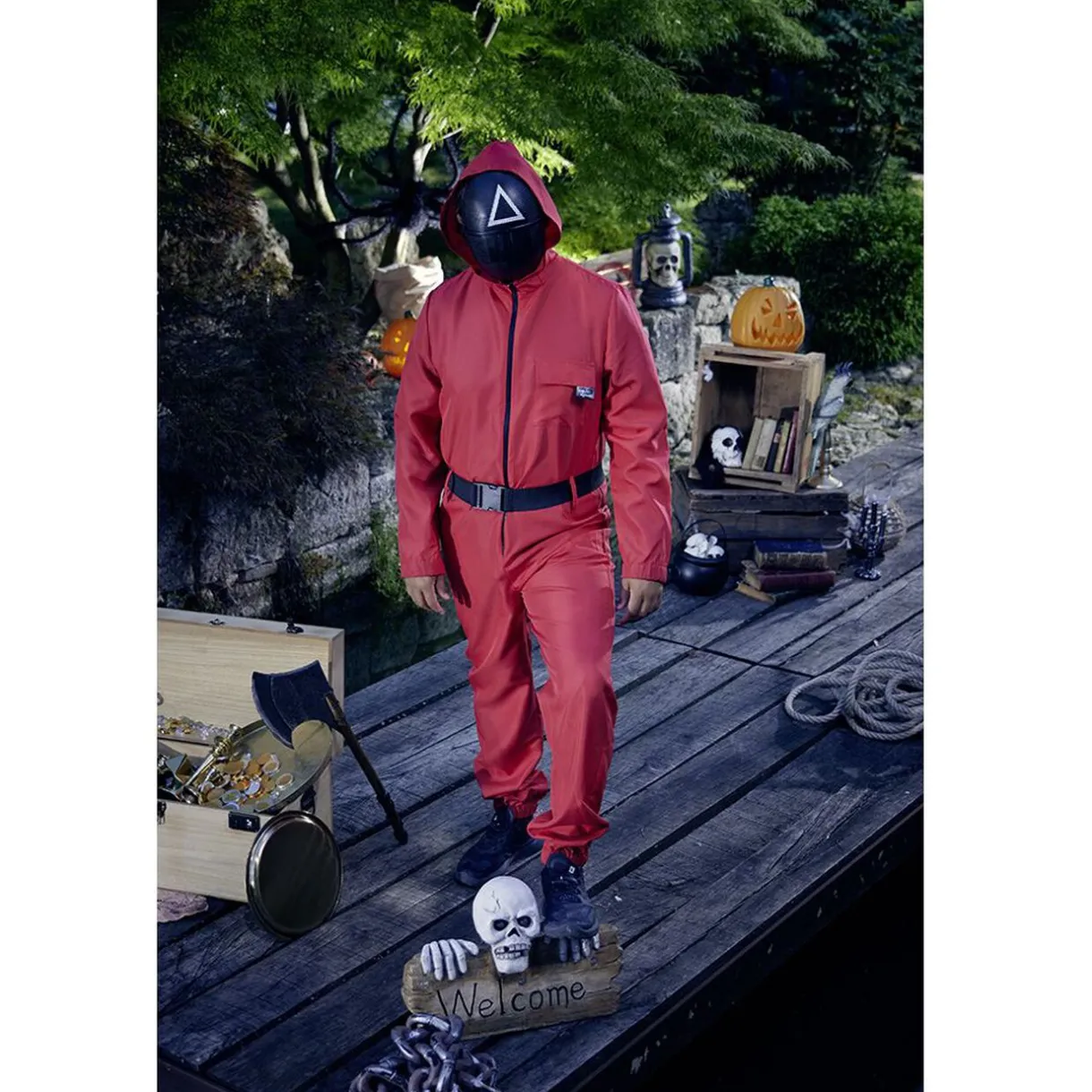 Best Gifi Masque Squid Game triangle/rond/carré noir