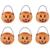 Outlet Gifi Mini seau à bonbon Halloween citrouille x6