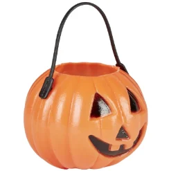 Outlet Gifi Mini seau à bonbon Halloween citrouille x6