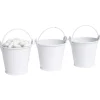 Outlet Gifi Mini seau blanc x3