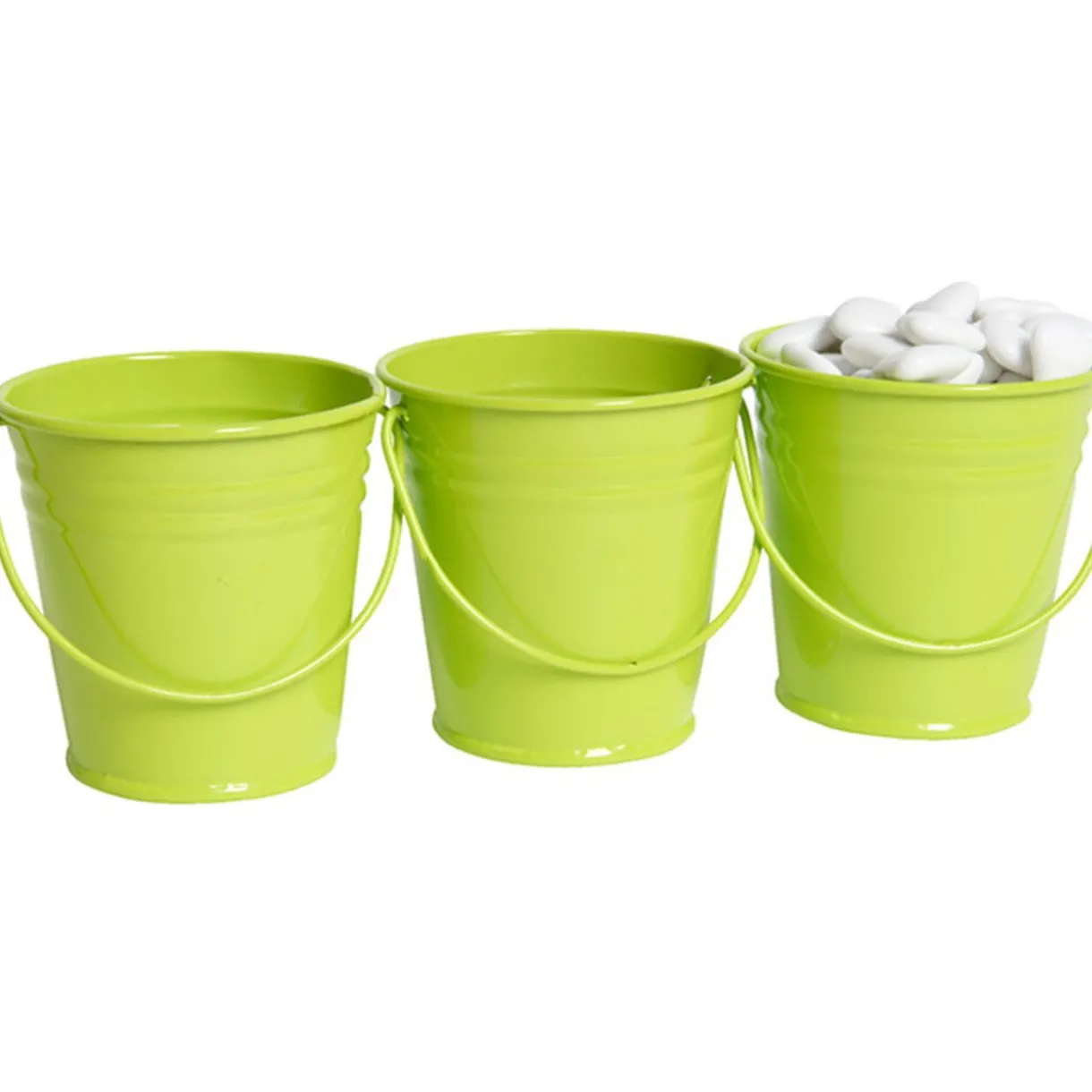 Clearance Gifi Mini seau vert anis x3