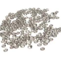 Sale Gifi Minis diamants décoratifs argentés transparents