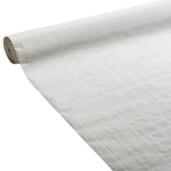 Clearance Gifi Nappe damassée blanche en papier 100 m