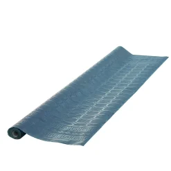 Clearance Gifi Nappe damassée bleu canard en papier 6 m