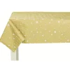Sale Gifi Nappe damassée en papier doré motif pluie d'étoiles blanches