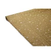 Outlet Gifi Nappe damassée en papier doré étoile blanche