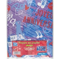 Best Gifi Nappe en papier anniversaire design rock