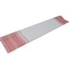 Outlet Gifi Nappe en papier gaufré motif Noël blanc et rouge