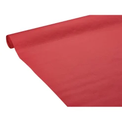 Outlet Gifi Nappe en papier gaufré uni rouge 25 m