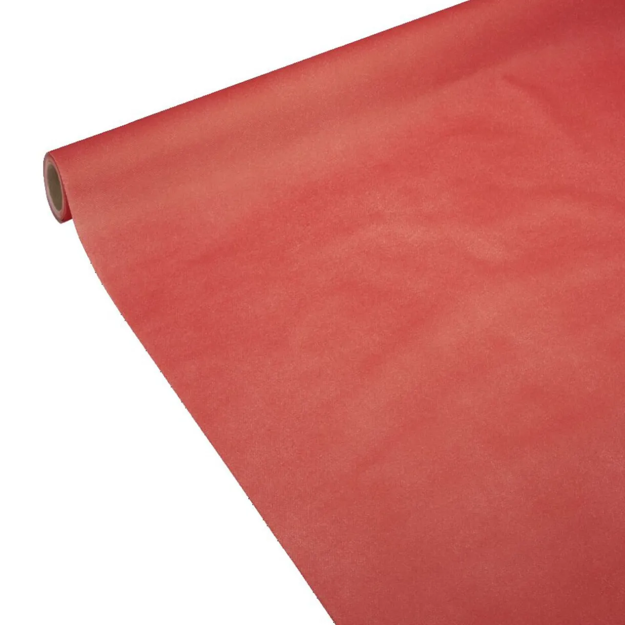 Clearance Gifi Nappe en papier voie sèche effet tissu rouge 4 m