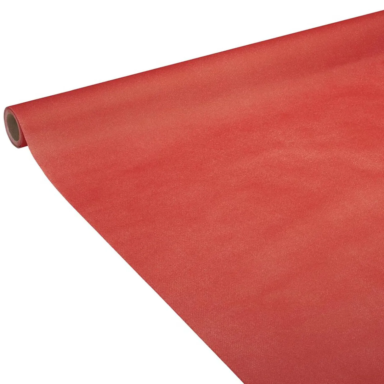 Clearance Gifi Nappe en papier voie sèche effet tissu rouge 4 m