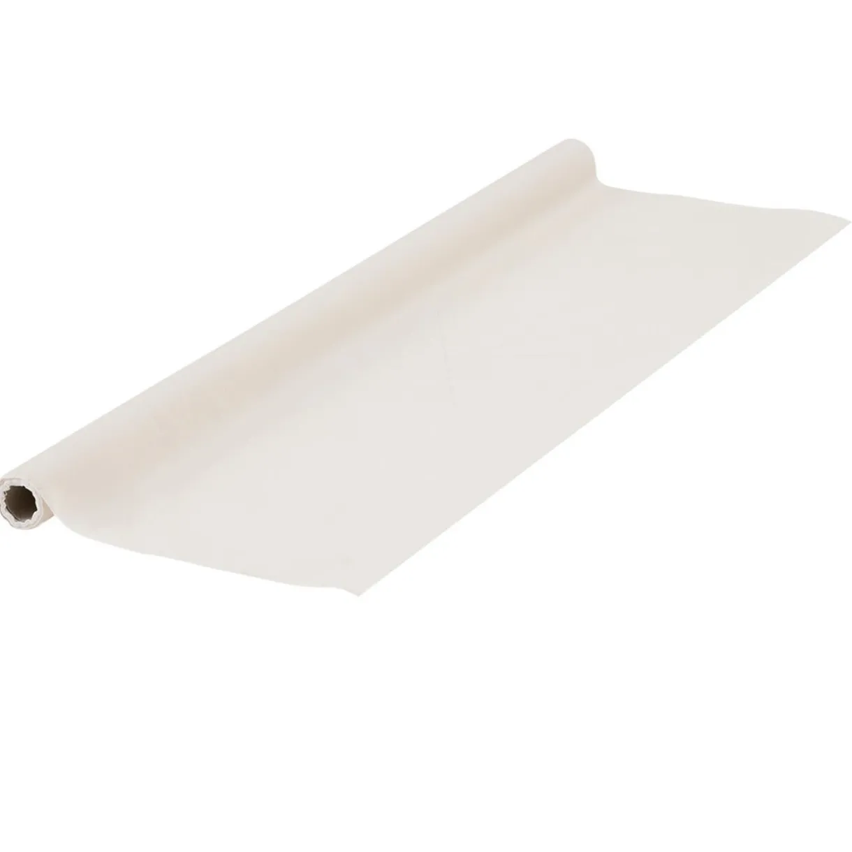 Sale Gifi Nappe en papier voie sèche effet tissu blanc lin 4 m