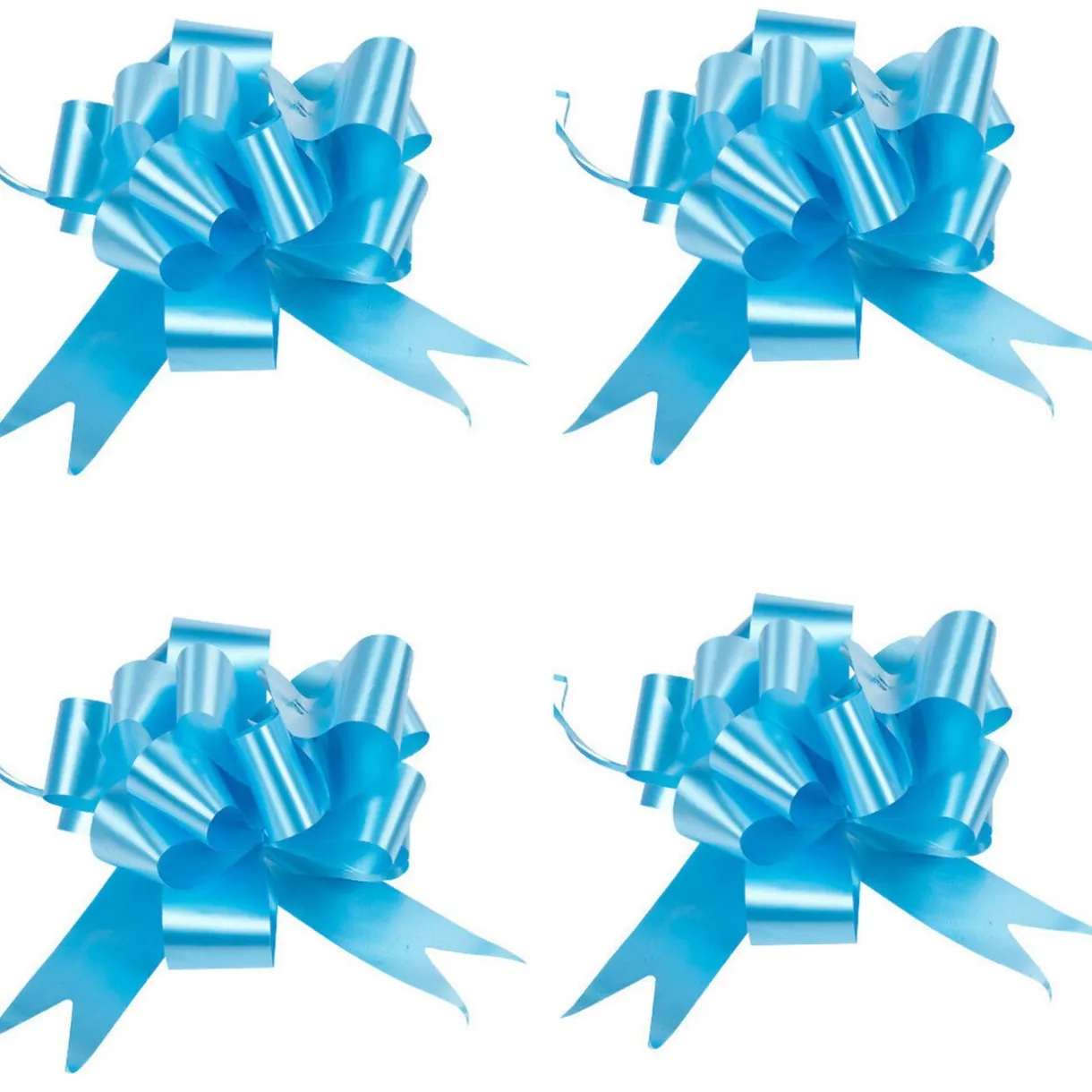 Clearance Gifi Noeud à tirer bleu turquoise x4