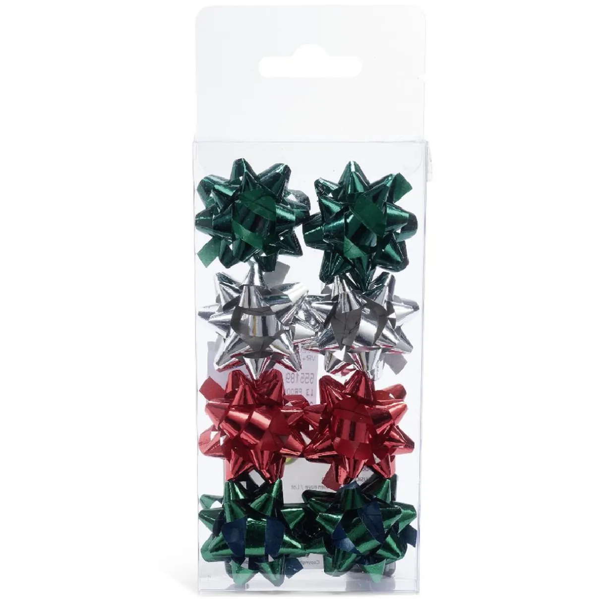 Gifi Noeud brillant vert rouge gris pour emballage cadeau x8^ Loisirs Créatifs Et Emballage Cadeau