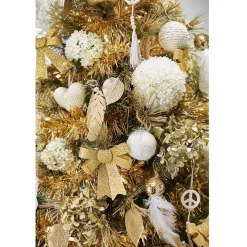 Gifi Noeud de Noël doré à suspendre x3^ Décoration Sapin