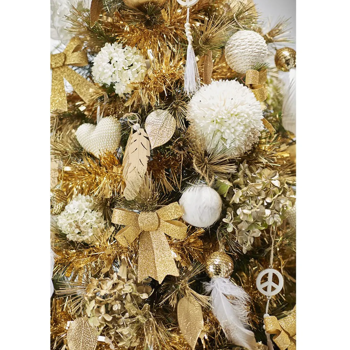 Gifi Noeud de Noël doré à suspendre x3^ Décoration Sapin