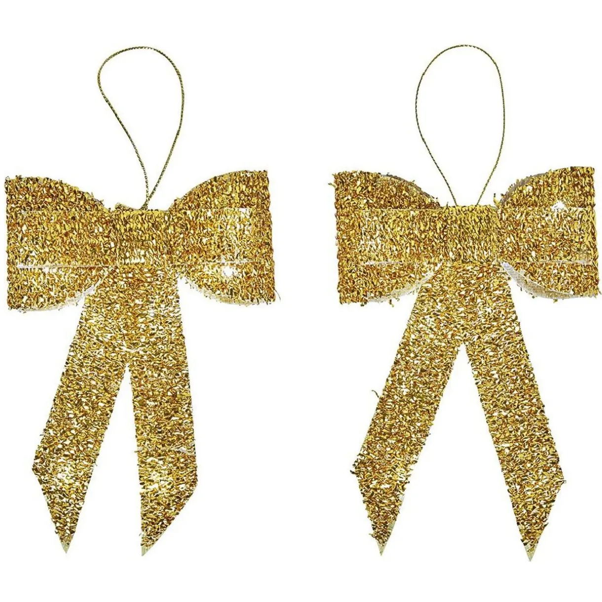 Gifi Noeud lumineux doré 10 LED^ Décoration Sapin