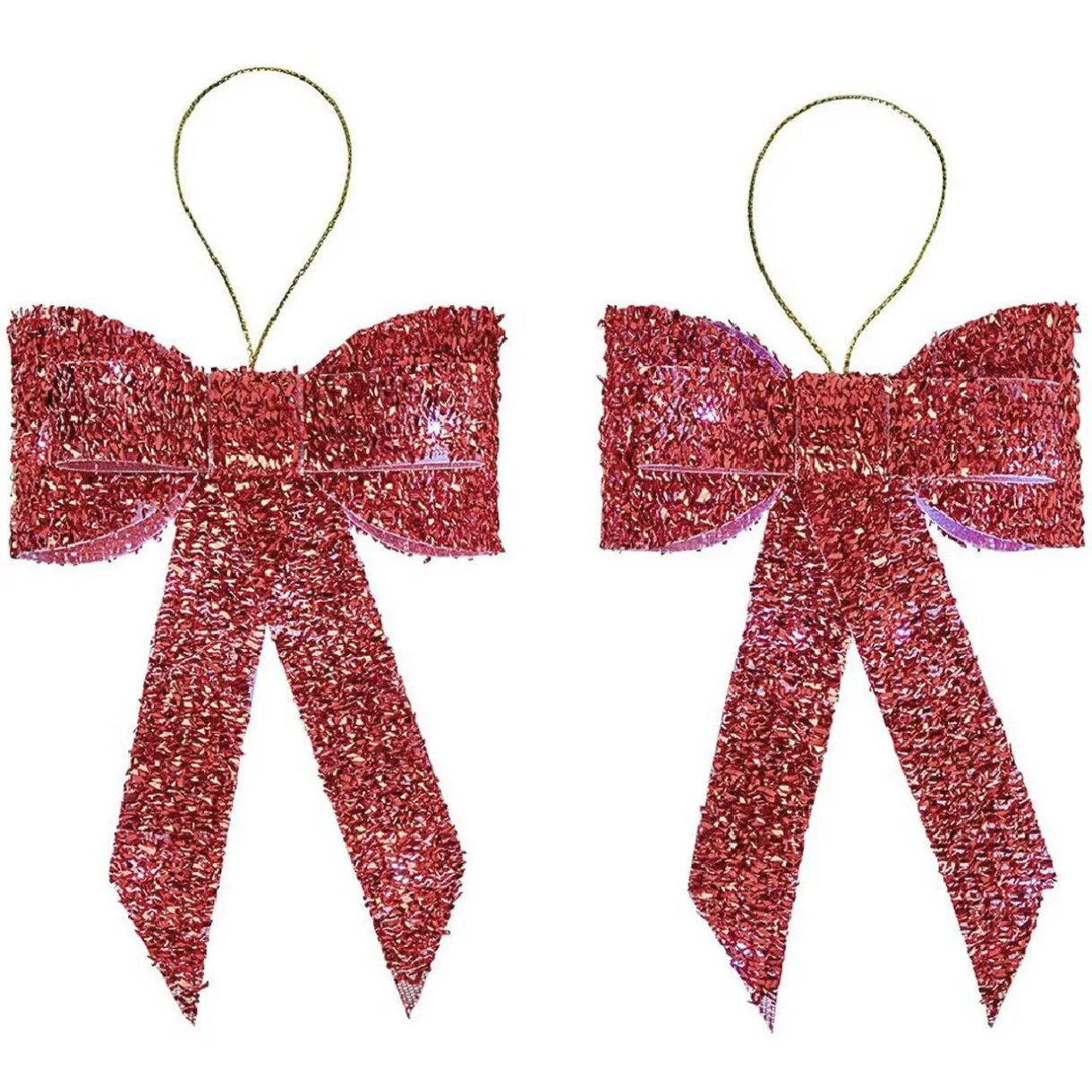 Gifi Noeud lumineux rouge 10 LED^ Décoration Sapin