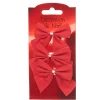 Gifi Noeud Noël rouge satiné x 3^ Décoration Sapin