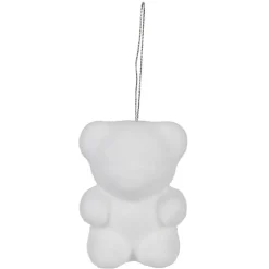 Gifi Ours blanc à suspendre Noël x5^ Décoration Sapin