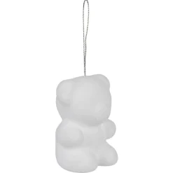 Gifi Ours blanc à suspendre Noël x5^ Décoration Sapin