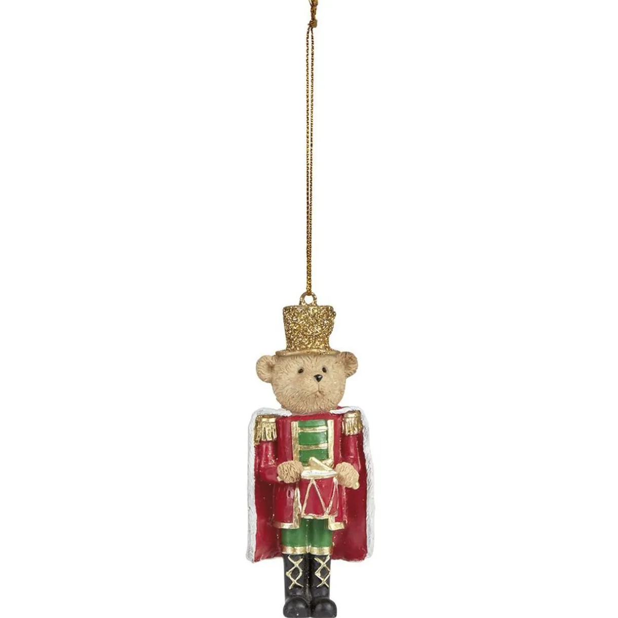 Gifi Ours en soldat de Noël à suspendre^ Décoration Sapin