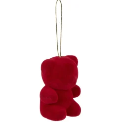 Gifi Ours rouge à suspendre Noël x5^ Décoration Sapin