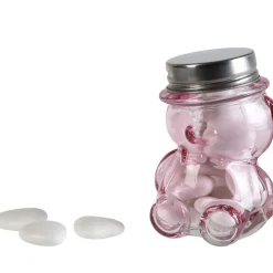 Clearance Gifi Ourson à dragées rose x3