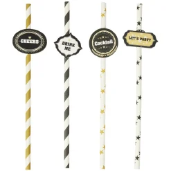 Outlet Gifi Paille assortie avec pancarte L19,5cm 20 pièces