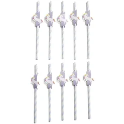 Outlet Gifi Paille décor fée licorne x10