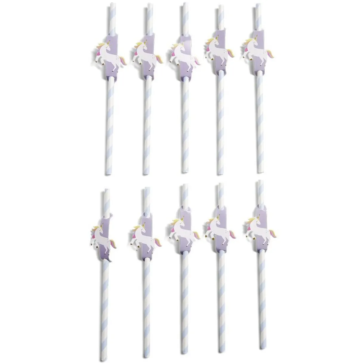 Outlet Gifi Paille décor fée licorne x10