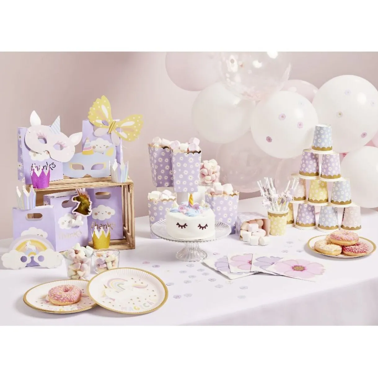 Outlet Gifi Paille décor fée licorne x10