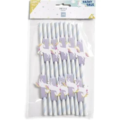 Outlet Gifi Paille décor fée licorne x10
