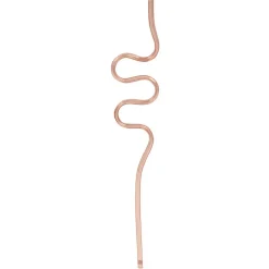 Best Gifi Paille forme tordue plastique réutilisable - Ø0,5x4xH24cm