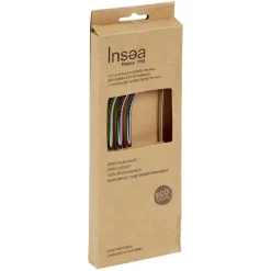 Outlet Gifi Paille inox réutilisable irisé x4