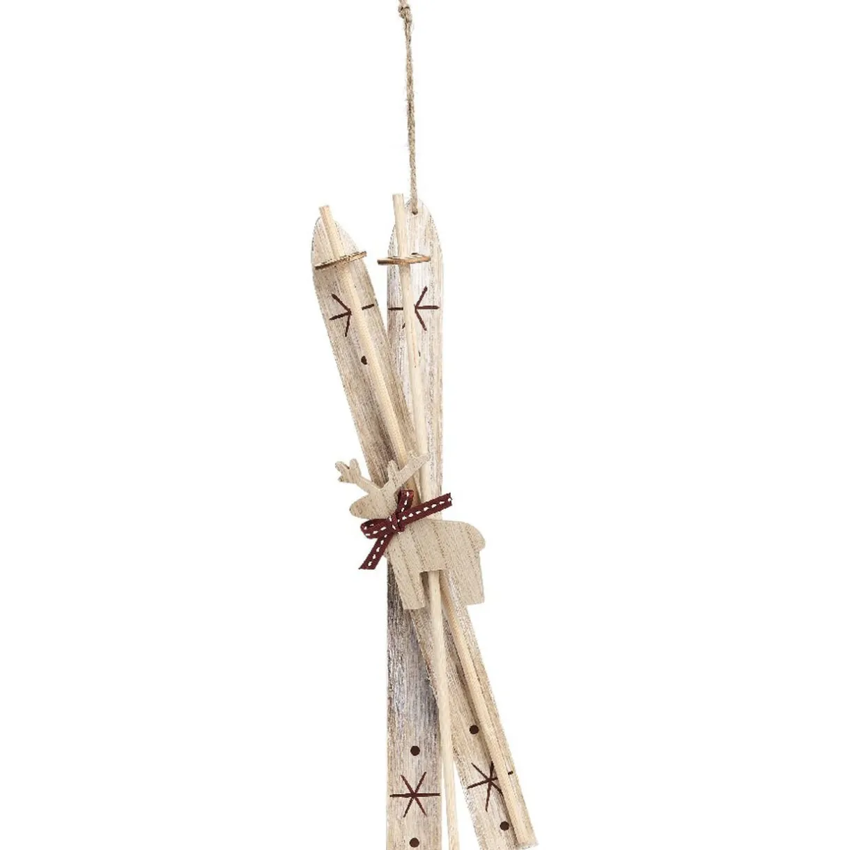 Gifi Paire de skis à suspendre^ Décoration Sapin