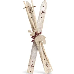 Gifi Paire de skis à suspendre^ Décoration Sapin