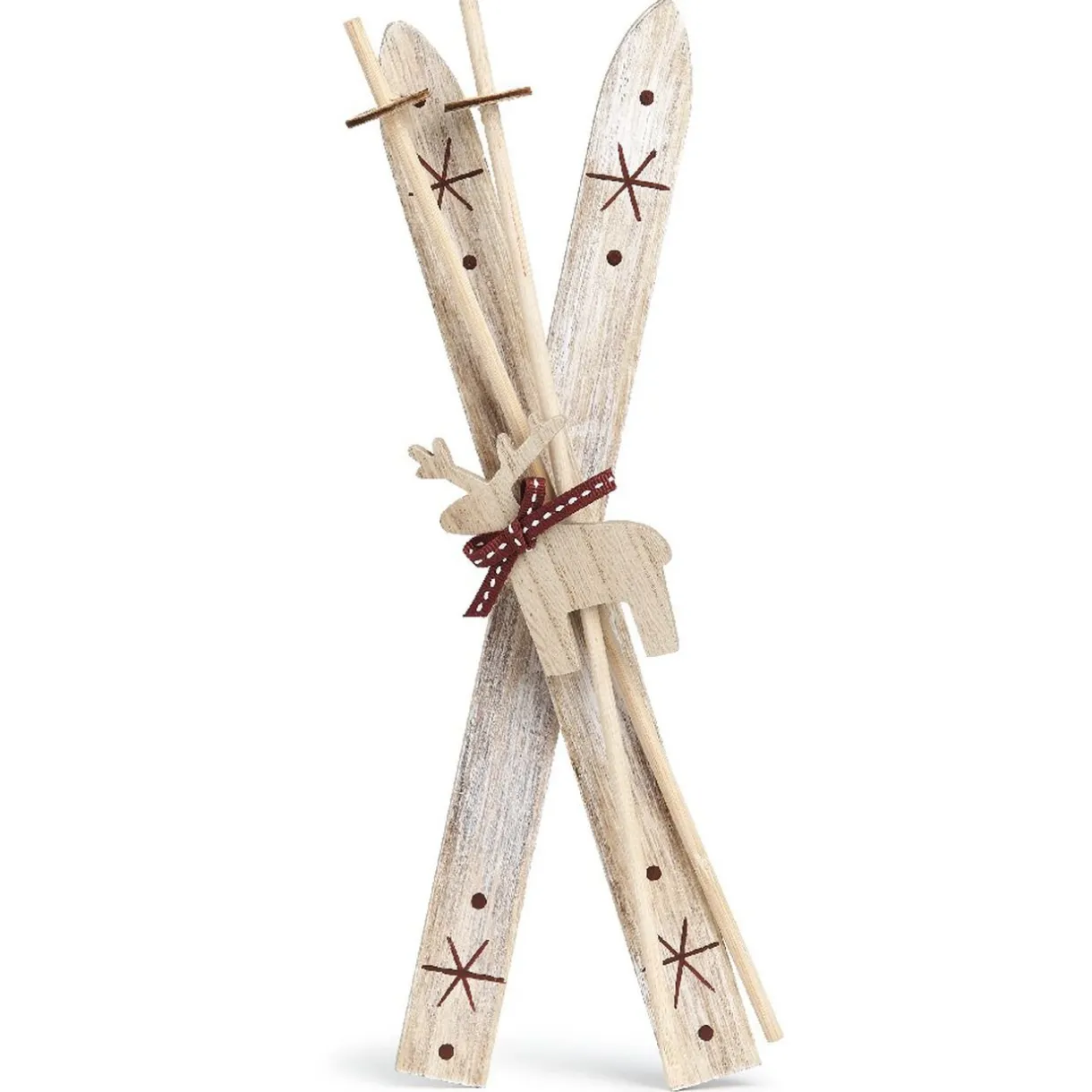 Gifi Paire de skis à suspendre^ Décoration Sapin