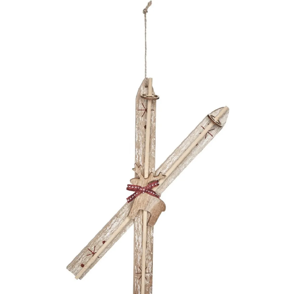 Gifi Paire de skis à suspendre^ Décoration Sapin