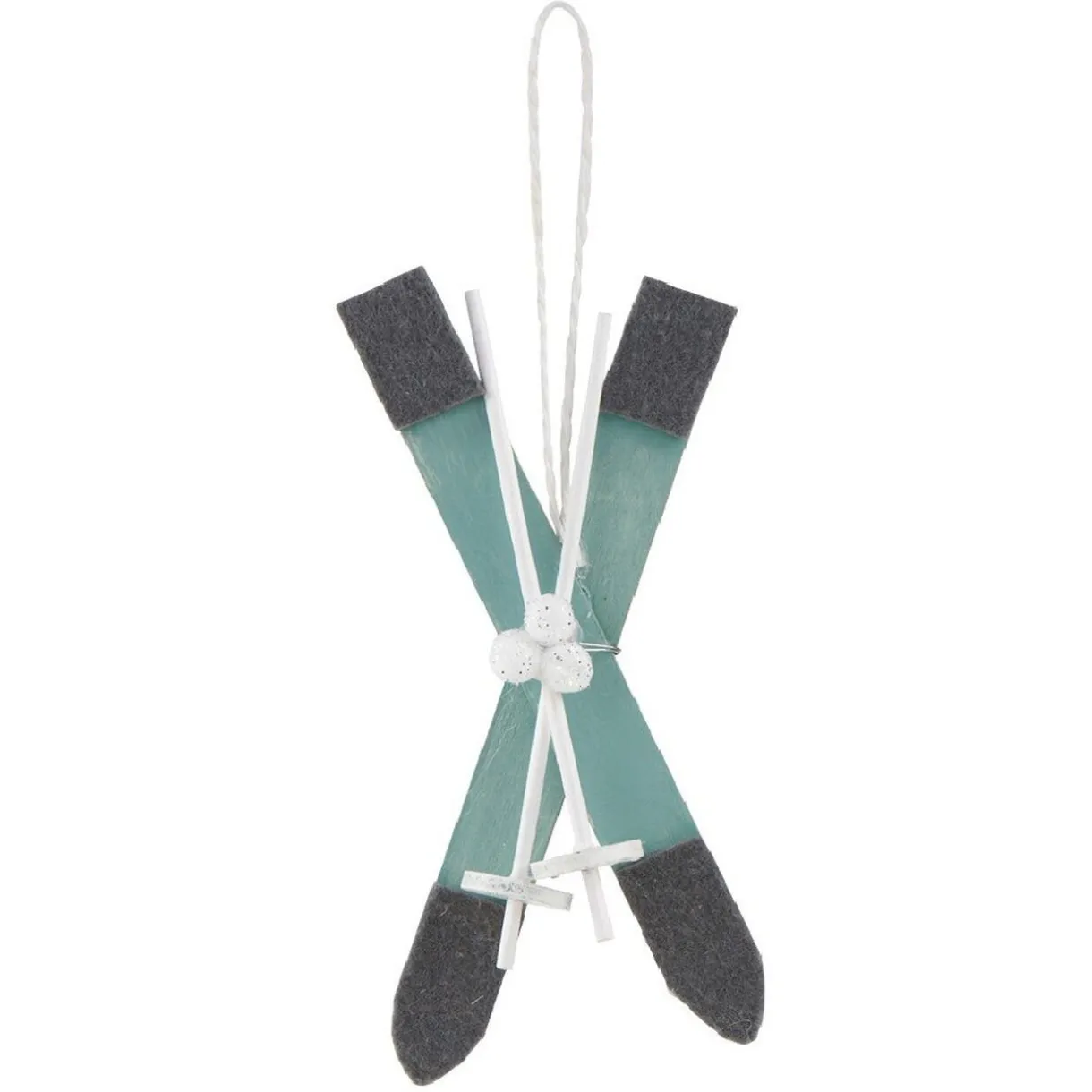 Gifi Paire de skis à suspendre^ Décoration Sapin