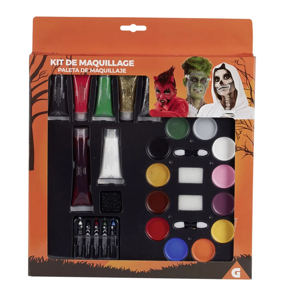 Best Gifi Palette de maquillage XL Halloween
