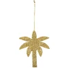 Gifi Palmier à suspendre pailleté doré déco Noël^ Décoration Sapin
