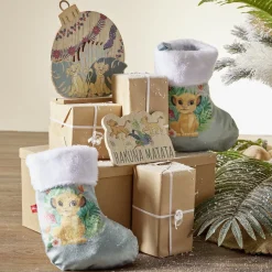 Gifi Pancarte à suspendre Disney Le Roi Lion bois 28xH16cm^ Décoration Sapin