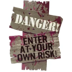 Clearance Gifi Pancarte Halloween à piquer x3