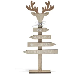 Best Gifi Panneau décoration de Noël We wish you a merry christmas