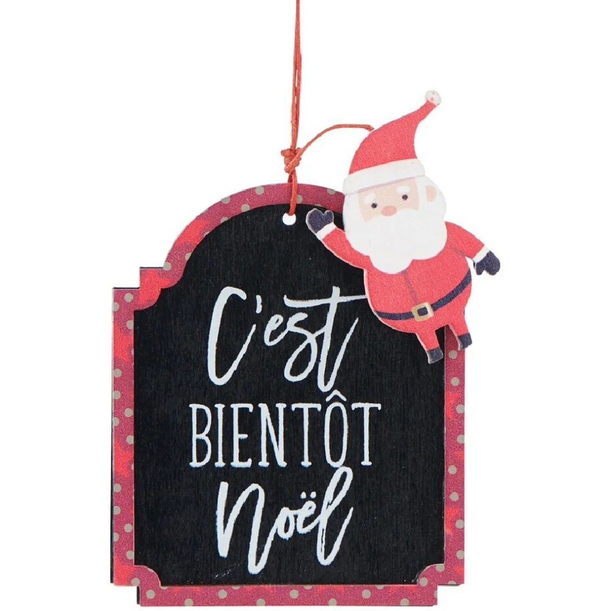 Gifi Panneau de Noël à suspendre^ Décoration Sapin