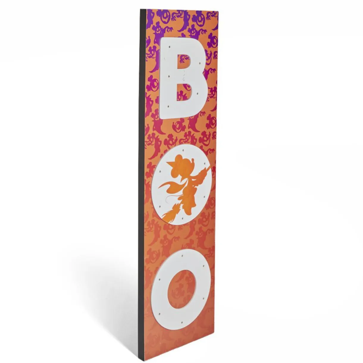 Sale Gifi Panneau lumineux Disney inscription BOO blanc et orange 31x3,5xH110cm