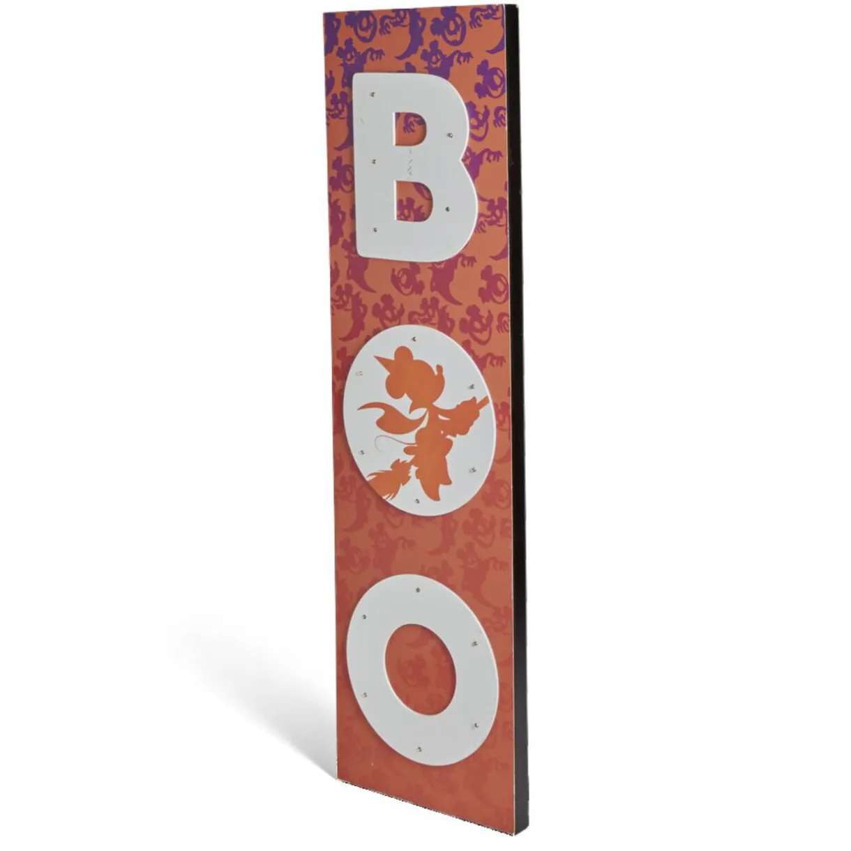 Sale Gifi Panneau lumineux Disney inscription BOO blanc et orange 31x3,5xH110cm