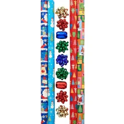 Gifi Papier cadeau motif Noël x4^ Loisirs Créatifs Et Emballage Cadeau