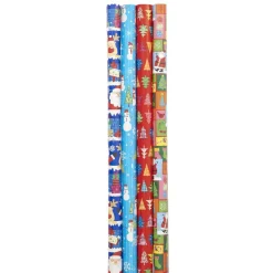 Gifi Papier cadeau motif Noël x4^ Loisirs Créatifs Et Emballage Cadeau